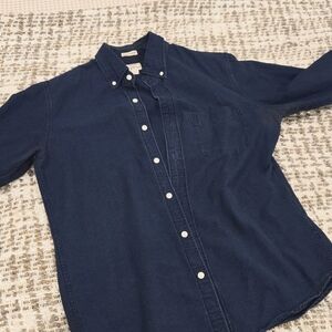 J Crew Slim untucked shirt blue